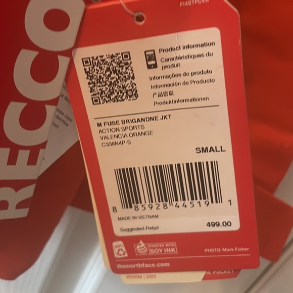 NWT The North Face Steep Series M Fuse Brigandne Jacket men’s Small - Picture 5 of 5